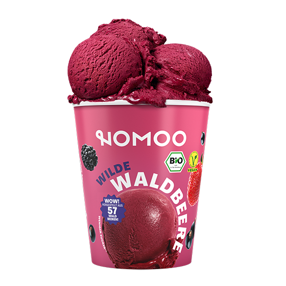 NOMOO Waldbeere Eisbecher offen