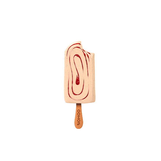 NOMOO Eis Vanille-Erdbeere 3x65ml